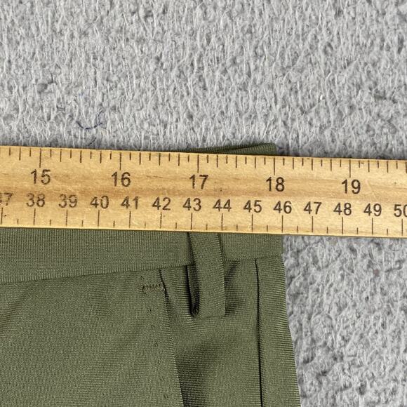 J. Hilburn Men's 36x31 Olive Green Slacks Chino Causal Formal Office Classic - Picture 9 of 11